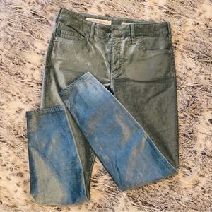 Anthropologie Pilcro and the Letterpress Velvet Jeans - High-Rise Skinny - 26P